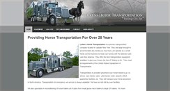 Desktop Screenshot of horsetransport.cc